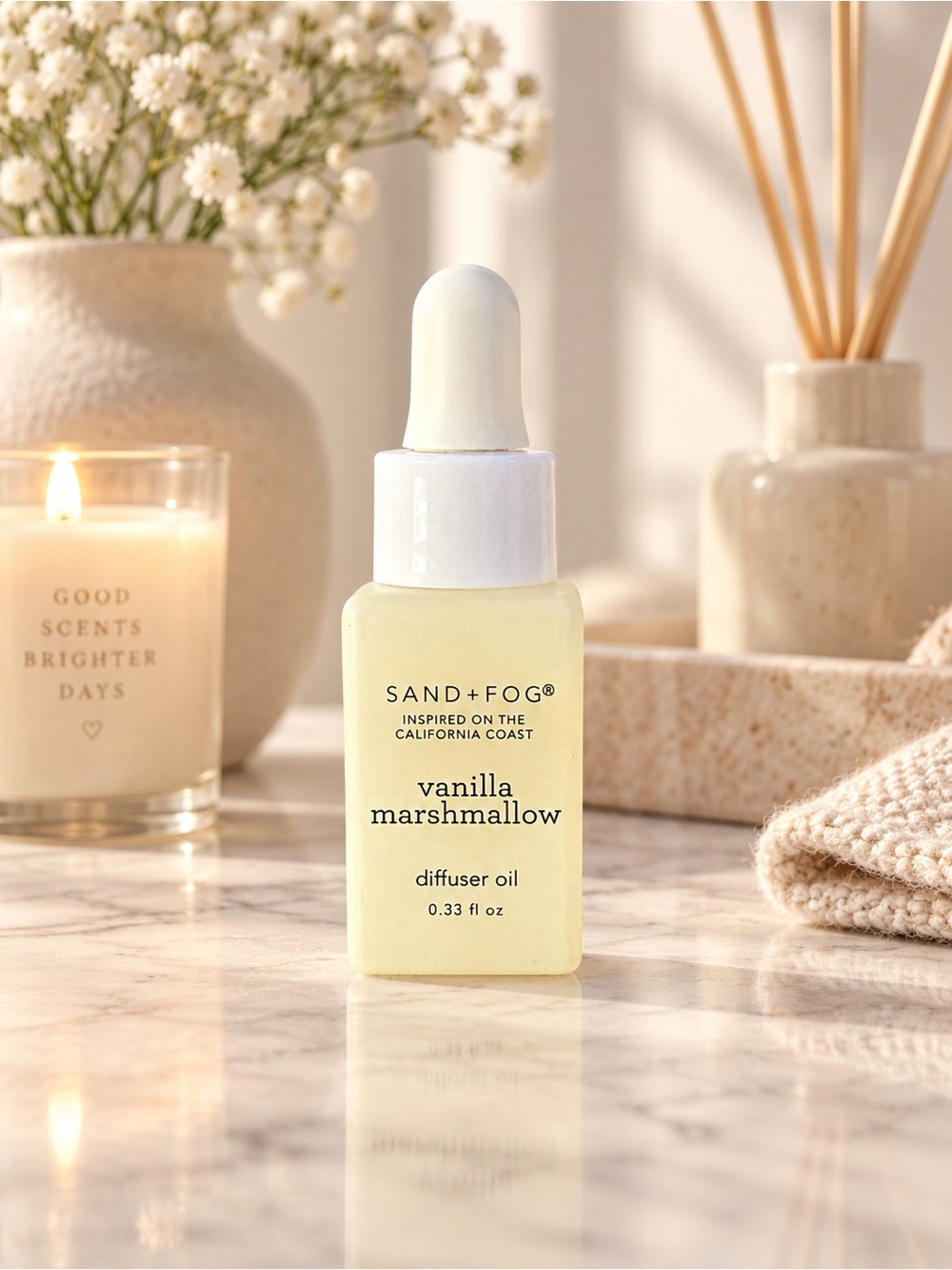 SAND+FOG Vanilla Marshmallow Diffuser Oil